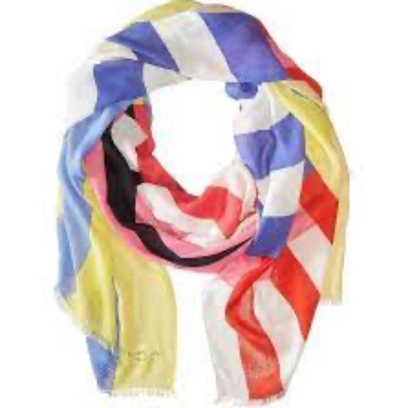 kate spade NY Flag Stripe Oblong Scarf or Wrap